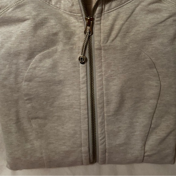Lululemon Athletica Beige Zip-Up Hoodie -size 2 - Picture 9 of 9